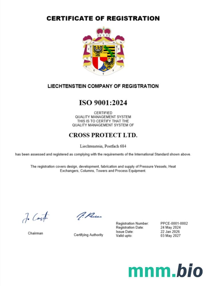 Liechtenstein business registration vcertyfikat Word i szablon PDF